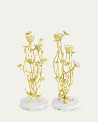 Michael Aram Wildflowers Candleholders, Set of 2 | Thumbnail 2