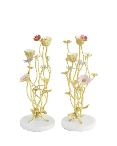 Michael Aram Wildflowers Candleholders, Set of 2 | Thumbnail 1