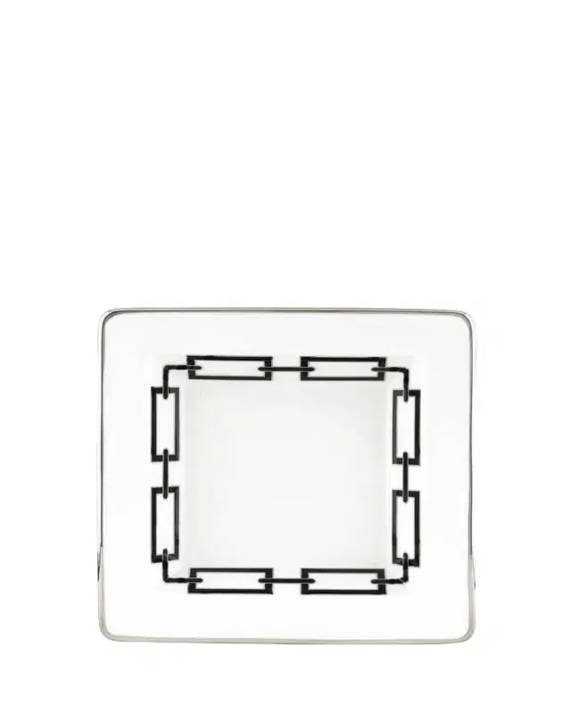 Ginori 1735 Catene Tray, Nero