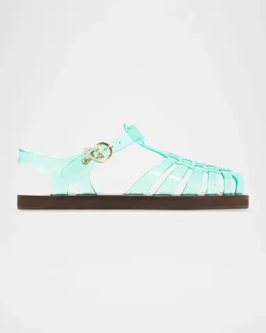 Ancient Greek Sandals Homeria Transparent Jelly Fisherman Sandals | Thumbnail 2