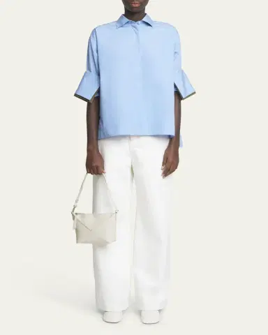 LOEWE Puzzle Fold Leather Pouch Shoulder Bag | Thumbnail 5 LOEWE Puzzle Fold Leather Pouch Shoulder Bag | Thumbnail 5