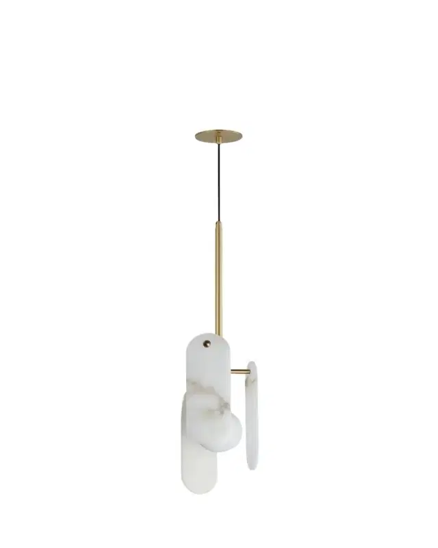 Megalith Stone Alabaster 30" Pendant