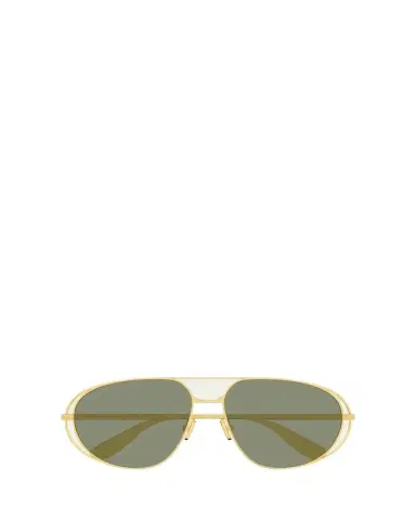 Bottega Veneta Cutout Metal Aviator Sunglasses | Thumbnail 1 Bottega Veneta Cutout Metal Aviator Sunglasses | Thumbnail 1