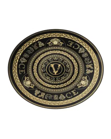 Versace Virtus Gala Black Service Plate | Thumbnail 2