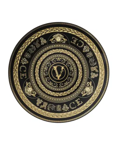 Versace Virtus Gala Black Service Plate | Thumbnail 1