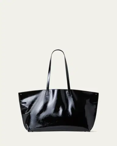 Akris Ai Medium Lacquered Leather Tote Bag | Thumbnail 2