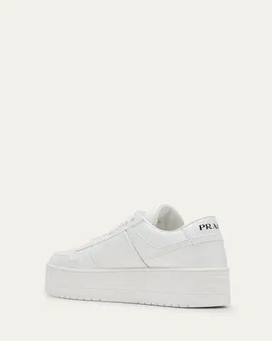 Prada Downtown Leather Low-Top Sneakers | Thumbnail 4 Prada Downtown Leather Low-Top Sneakers | Thumbnail 4