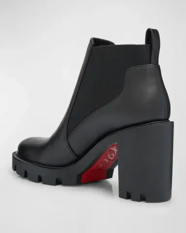 Christian Louboutin 70mm Marchacroche Leather Chelsea Booties | Thumbnail 3 Christian Louboutin 70mm Marchacroche Leather Chelsea Booties | Thumbnail 3