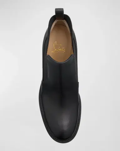 Christian Louboutin 70mm Marchacroche Leather Chelsea Booties | Thumbnail 4 Christian Louboutin 70mm Marchacroche Leather Chelsea Booties | Thumbnail 4