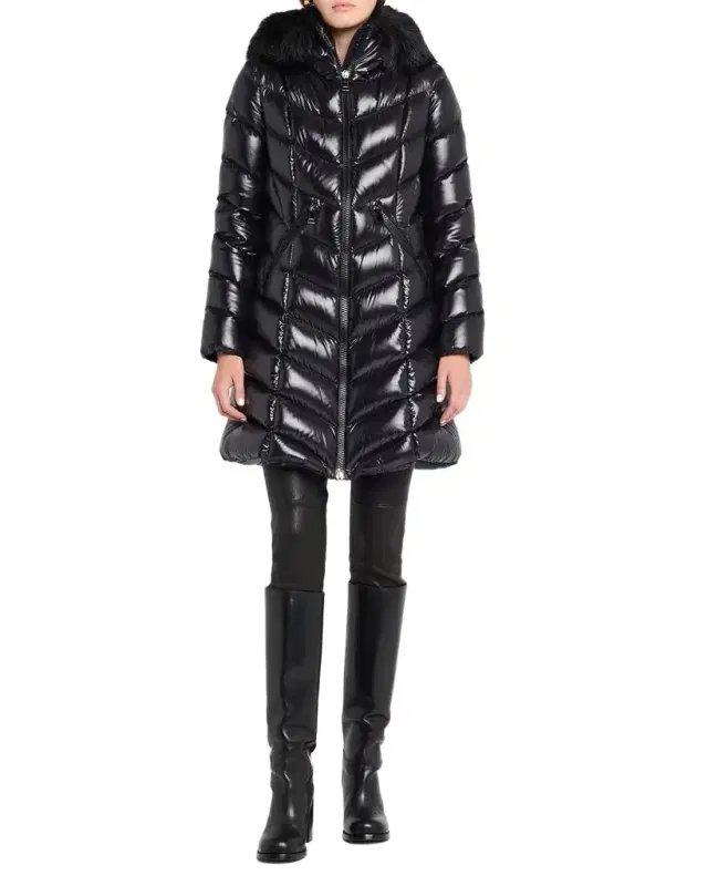 Fulmarus Faux Fur-Trimmed Hooded Long Down Jacket Fulmarus Faux Fur-Trimmed Hooded Long Down Jacket