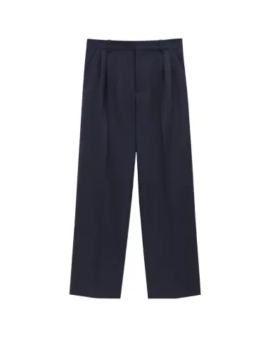 Loewe Men's Pleated Melange Trousers | Thumbnail 1