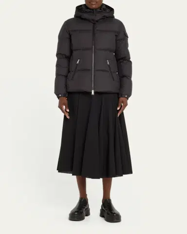 Moncler Fourmines Hooded Short Down Jacket | Thumbnail 2