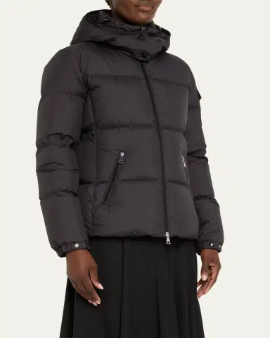 Moncler Fourmines Hooded Short Down Jacket | Thumbnail 4