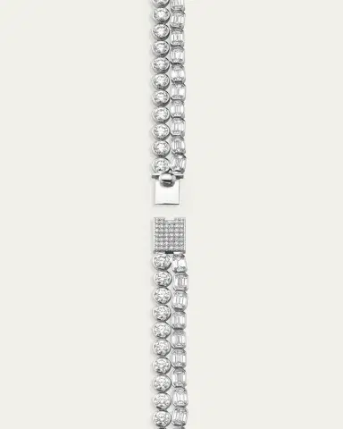 VRAI Celestial Double Strand Lab Grown Diamond Tennis Necklace, 42.36tcw | Thumbnail 5