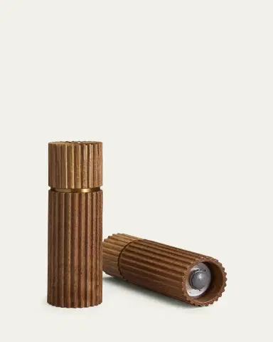 L'Objet Ionic Salt & Pepper Mills, Blonde Oak | Thumbnail 2