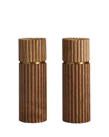 L'Objet Ionic Salt & Pepper Mills, Blonde Oak | Thumbnail 1