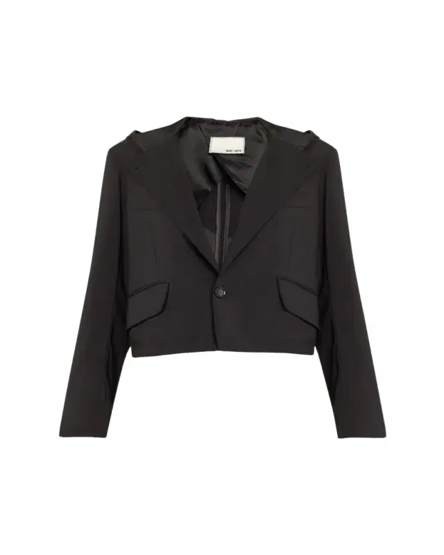 WE-AR4 The Cropped Hooded Blazer