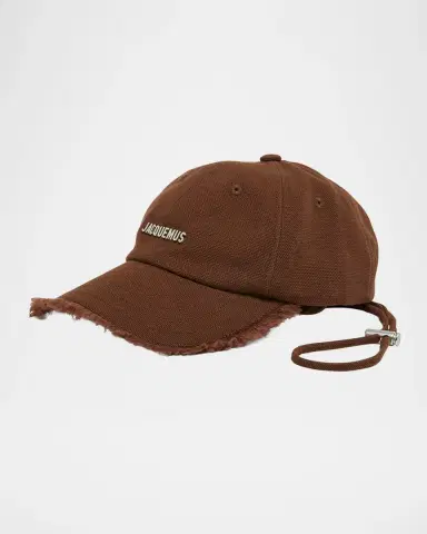 Jacquemus Men's La Casquette Artichaut Baseball Cap | Thumbnail 3
