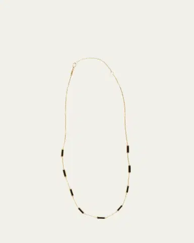 KAMAL Bar Chain Necklace with Gemstones | Thumbnail 1 KAMAL Bar Chain Necklace with Gemstones | Thumbnail 1