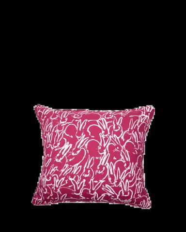 Hunt Slonem Fluffle Khadi Double-Sided Pillow | Thumbnail 2 Hunt Slonem Fluffle Khadi Double-Sided Pillow | Thumbnail 2