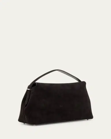 TOTEME T-Lock Suede Top-Handle Bag | Thumbnail 3 TOTEME T-Lock Suede Top-Handle Bag | Thumbnail 3