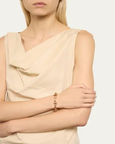 Pomellato Iconica 18K Rose Gold Cross Bar Link Bracelet | Thumbnail 2 Pomellato Iconica 18K Rose Gold Cross Bar Link Bracelet | Thumbnail 2