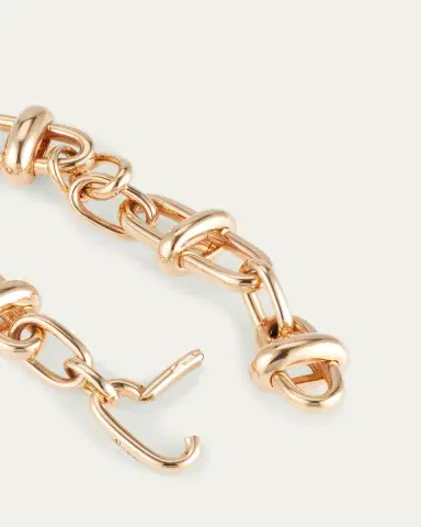 Pomellato Iconica 18K Rose Gold Cross Bar Link Bracelet | Thumbnail 4 Pomellato Iconica 18K Rose Gold Cross Bar Link Bracelet | Thumbnail 4