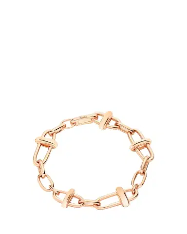 Pomellato Iconica 18K Rose Gold Cross Bar Link Bracelet | Thumbnail 1 Pomellato Iconica 18K Rose Gold Cross Bar Link Bracelet | Thumbnail 1