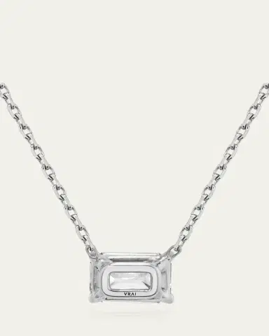 VRAI Emerald-Cut Solitaire Lab Grown Diamond Necklace, 1.0tcw | Thumbnail 3 VRAI Emerald-Cut Solitaire Lab Grown Diamond Necklace, 1.0tcw | Thumbnail 3