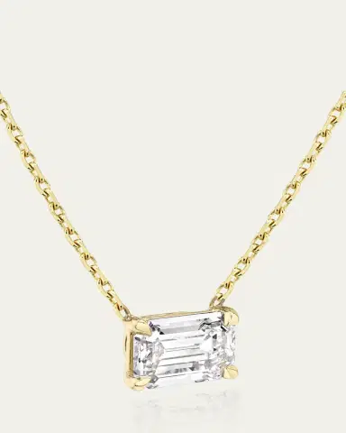 VRAI Emerald-Cut Solitaire Lab Grown Diamond Necklace, 1.0tcw | Thumbnail 6 VRAI Emerald-Cut Solitaire Lab Grown Diamond Necklace, 1.0tcw | Thumbnail 6