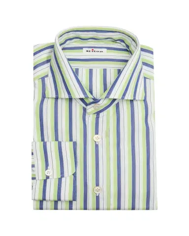 Kiton Men's Striped Dress Shirt | Thumbnail 1 Kiton Men's Striped Dress Shirt | Thumbnail 1
