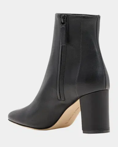 Manolo Blahnik Rosie Leather Zip Booties | Thumbnail 3 Manolo Blahnik Rosie Leather Zip Booties | Thumbnail 3