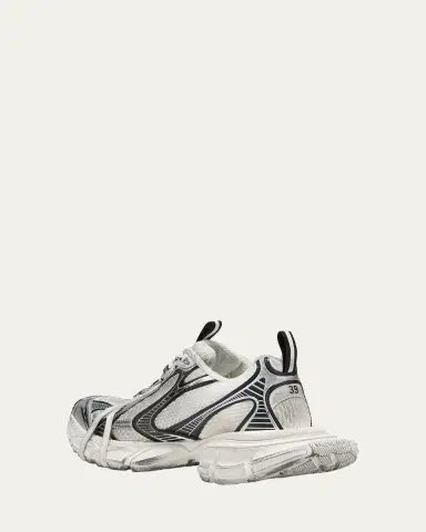Balenciaga 3XL Metallic Mesh Lace Trainer Sneakers | Thumbnail 4