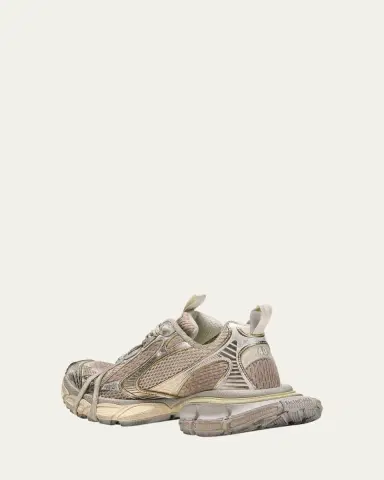 Balenciaga 3XL Metallic Mesh Lace Trainer Sneakers | Thumbnail 8
