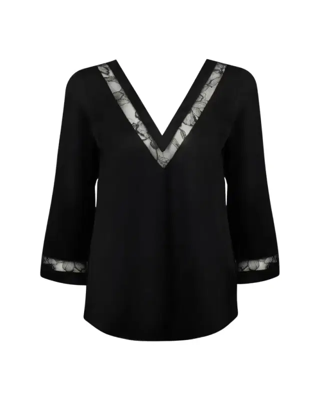 Lise Charmel Adorable En Sexy Lace-Inset Pajama Top