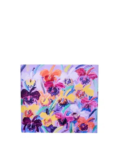 Hunt Slonem Purple Haze Cataleyas Lacquer Placemat | Thumbnail 1