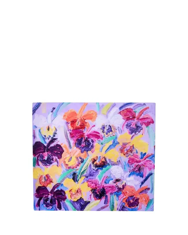 Hunt Slonem Purple Haze Cataleyas Lacquer Placemat