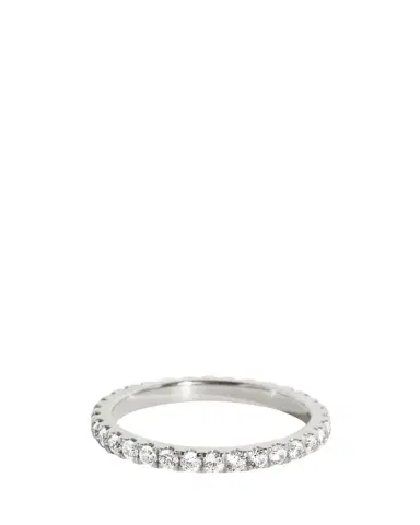 VRAI The Infinity 18K White Gold Lab Grown Diamond Band, 0.37tcw | Thumbnail 1 VRAI The Infinity 18K White Gold Lab Grown Diamond Band, 0.37tcw | Thumbnail 1