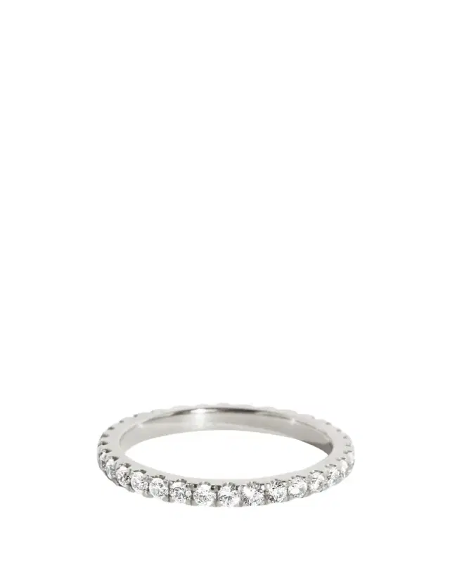 VRAI The Infinity 18K White Gold Lab Grown Diamond Band, 0.37tcw