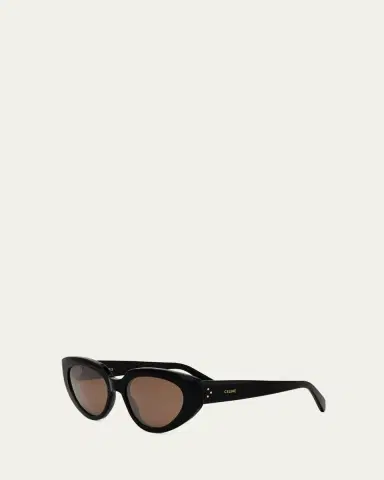 Celine Bold 3 Dots Acetate Cat-Eye Sunglasses | Thumbnail 2