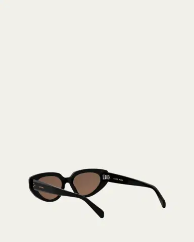 Celine Bold 3 Dots Acetate Cat-Eye Sunglasses | Thumbnail 4