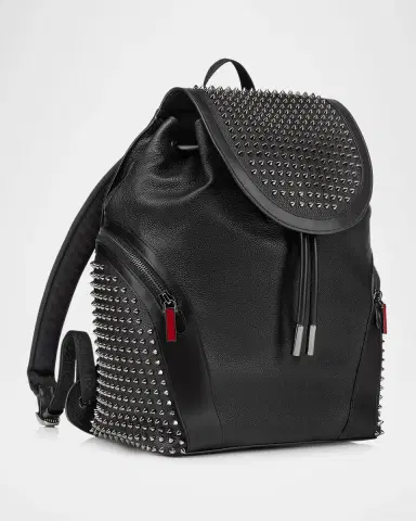 Christian Louboutin Men's Funky Spikes Leather Backpack | Thumbnail 3 Christian Louboutin Men's Funky Spikes Leather Backpack | Thumbnail 3
