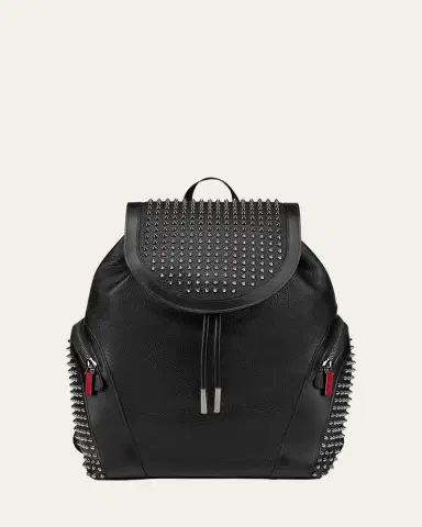 Christian Louboutin Men's Funky Spikes Leather Backpack | Thumbnail 4 Christian Louboutin Men's Funky Spikes Leather Backpack | Thumbnail 4