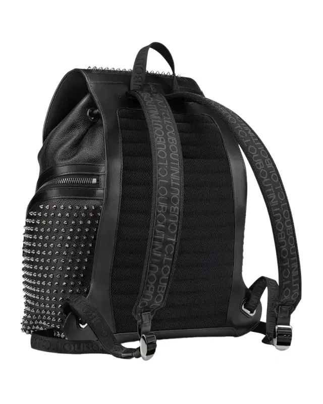 Men's Funky Spikes Leather Backpack