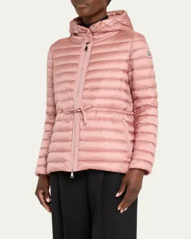 Moncler Raie Short Puffer Parka Jacket | Thumbnail 4
