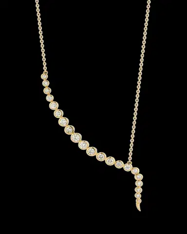 ONDYN Luminesence Necklace with Diamonds, 18"L | Thumbnail 2