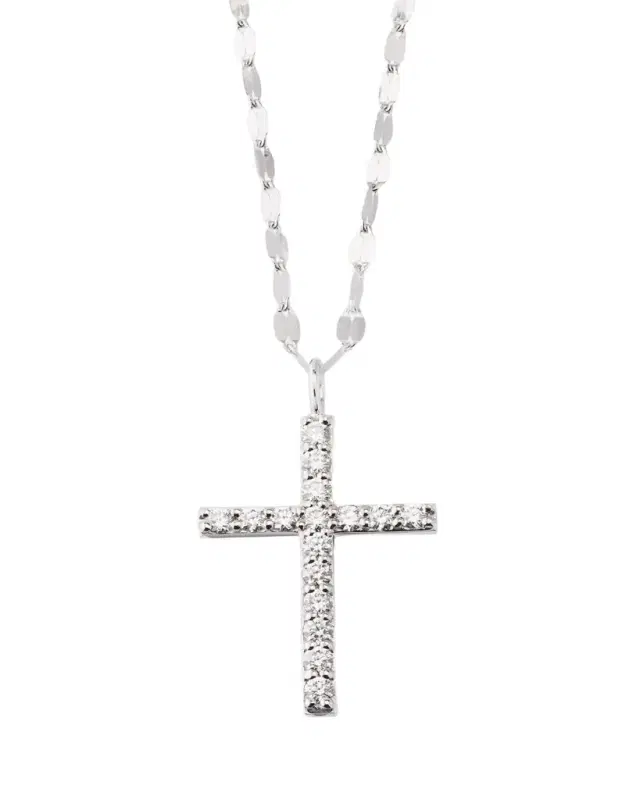 Lana 14K Yellow Gold Flawless Everyday Diamond Cross Necklace