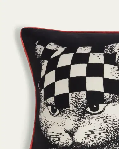 FORNASETTI High Fidelity Printed Cushion, 11.7" x 23.4" | Thumbnail 3