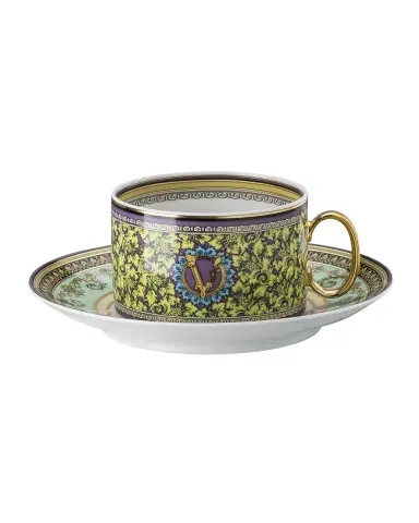 Versace Barocco Mosaic Tea Cup & Saucer | Thumbnail 1