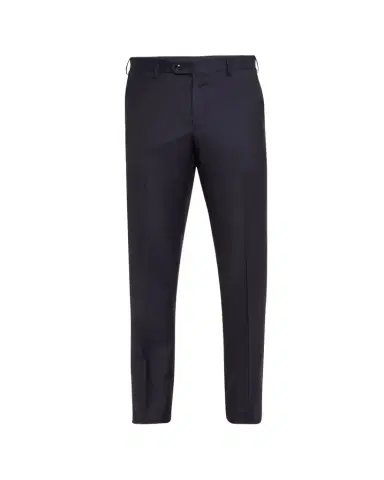 Giorgio Armani Men's Solid Wool Flat-Front Trousers | Thumbnail 1
